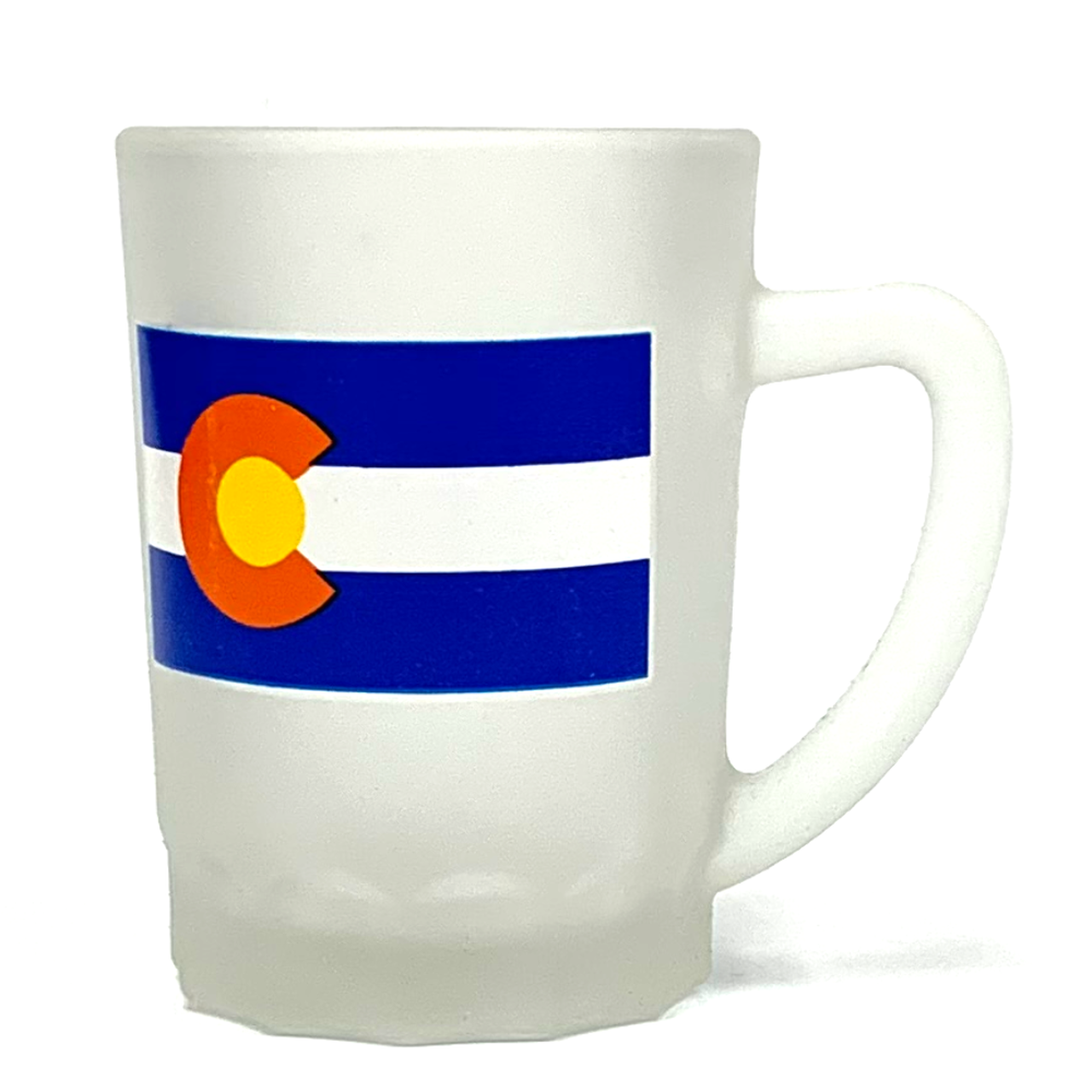 colorado flag beer mug shot glass