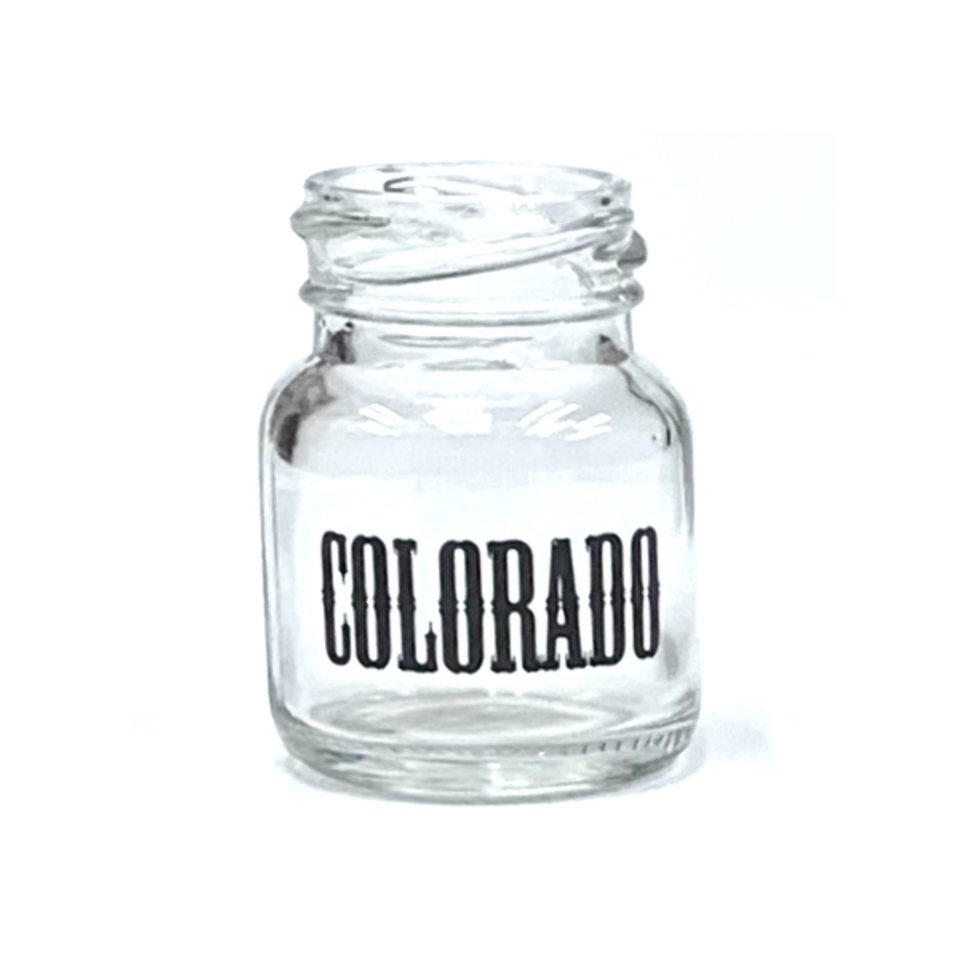 colorado mini mason jar shot glass 2 oz