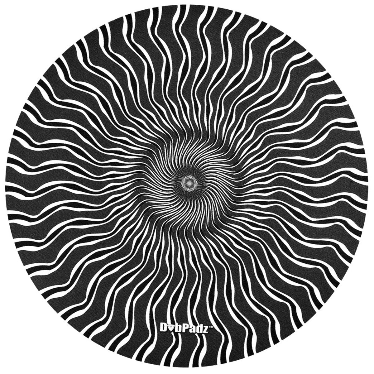 dabpadz dab mat hypnosis black white large