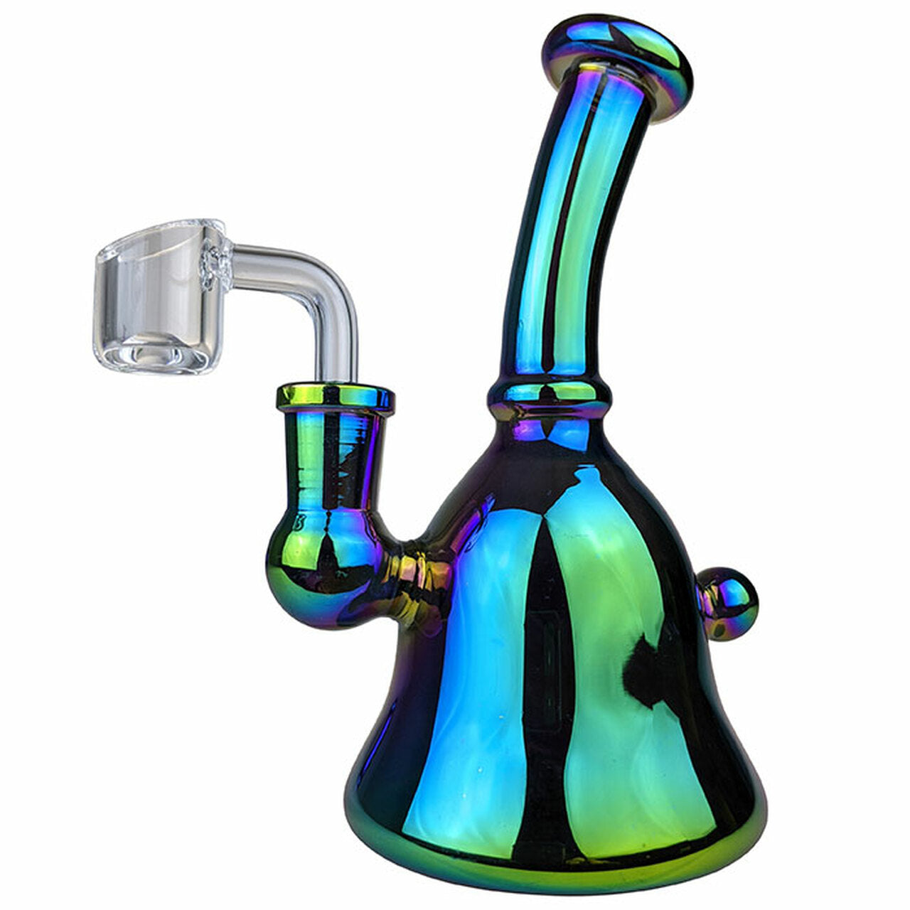BOOM Electroplated Bell Rig Water Pipe - Green