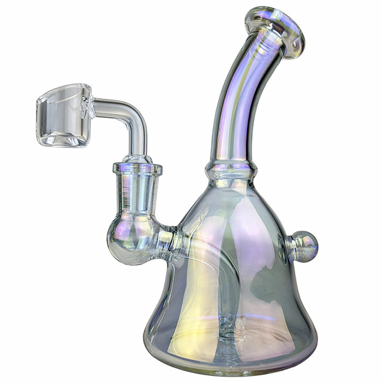 Electroplated Bell Rig Water Pipe Pearl - BOOM Headshop