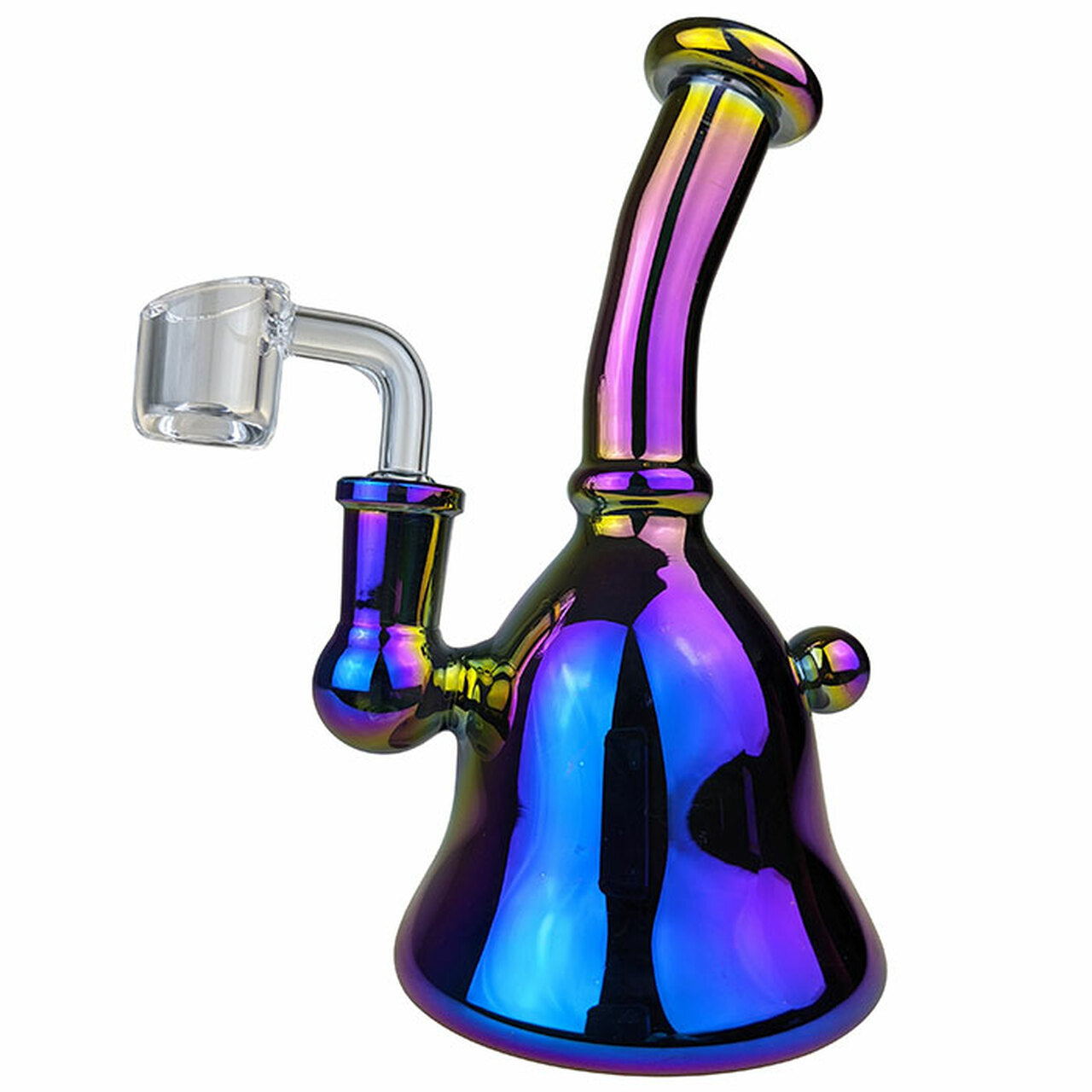 BOOM Electroplated Bell Rig Water Pipe - Purple