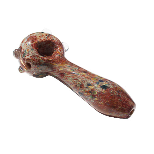 Empire Glassworks Frit Spoon Pipe - Red