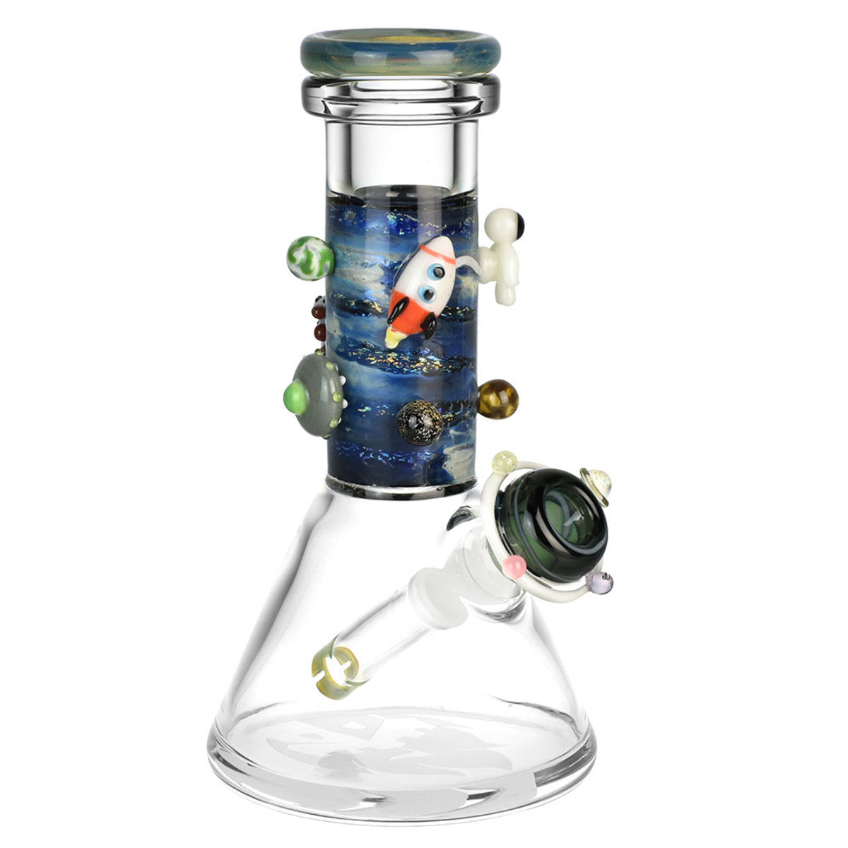 empire glassworks galaxy baby beaker water pipe glass bong