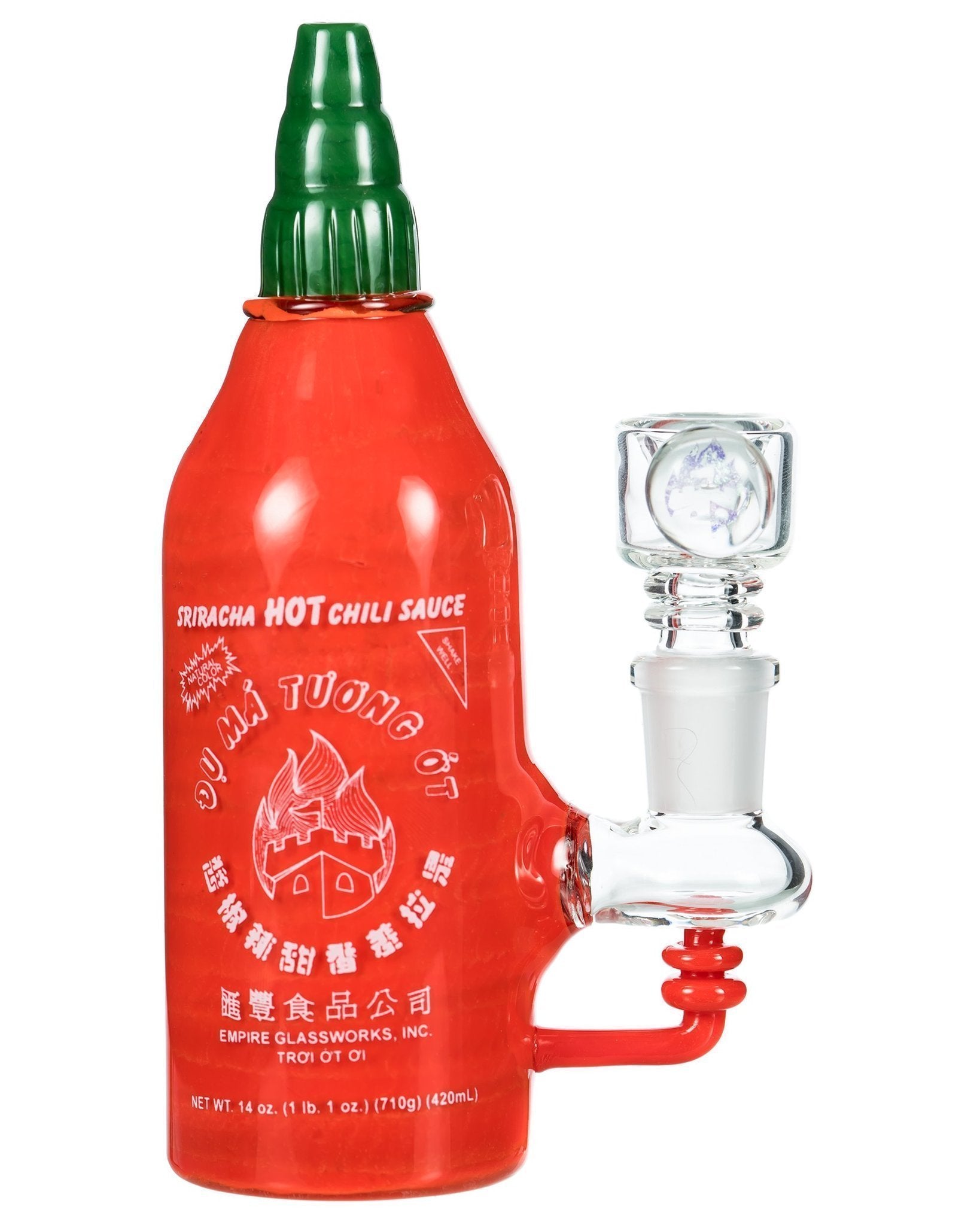 Empire Glassworks Sriracha Sauce Rig