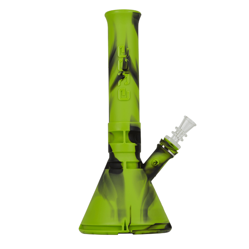 eyce silicone beaker bong creature green