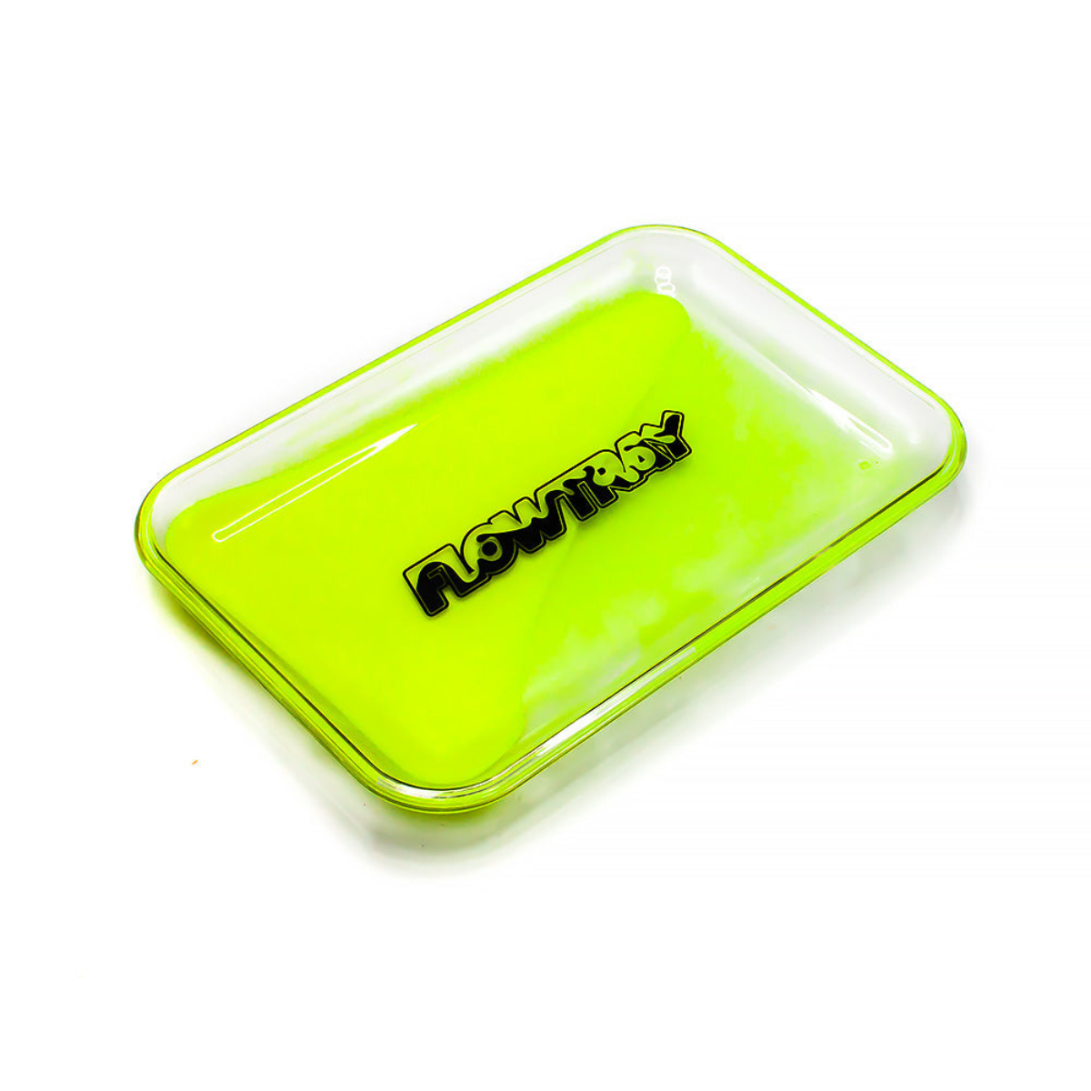 flowtray quicksand fluorescent rolling tray neon green glow