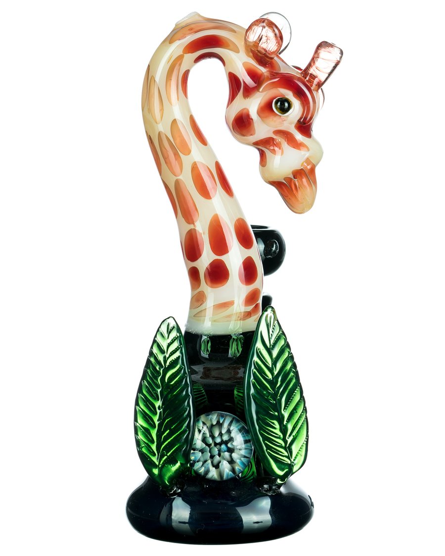 giraffe neck water pipe glass bong