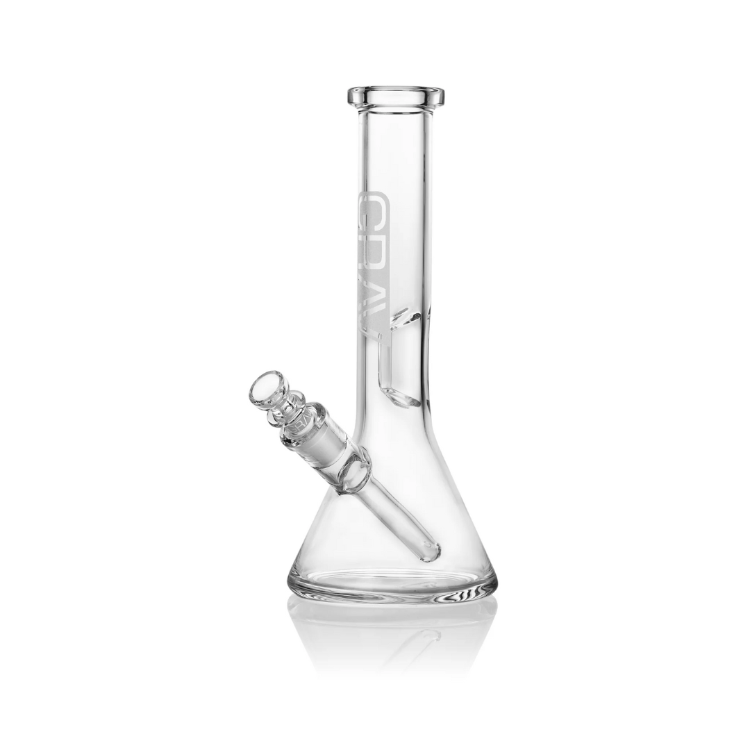 GRAV Small Beaker Base Water Pipe 8 Inch Glass Bong