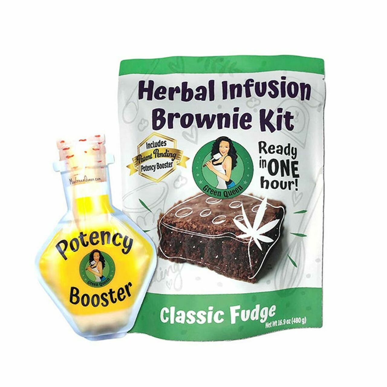 Green Queen Herbal Infusion Brownie Kit