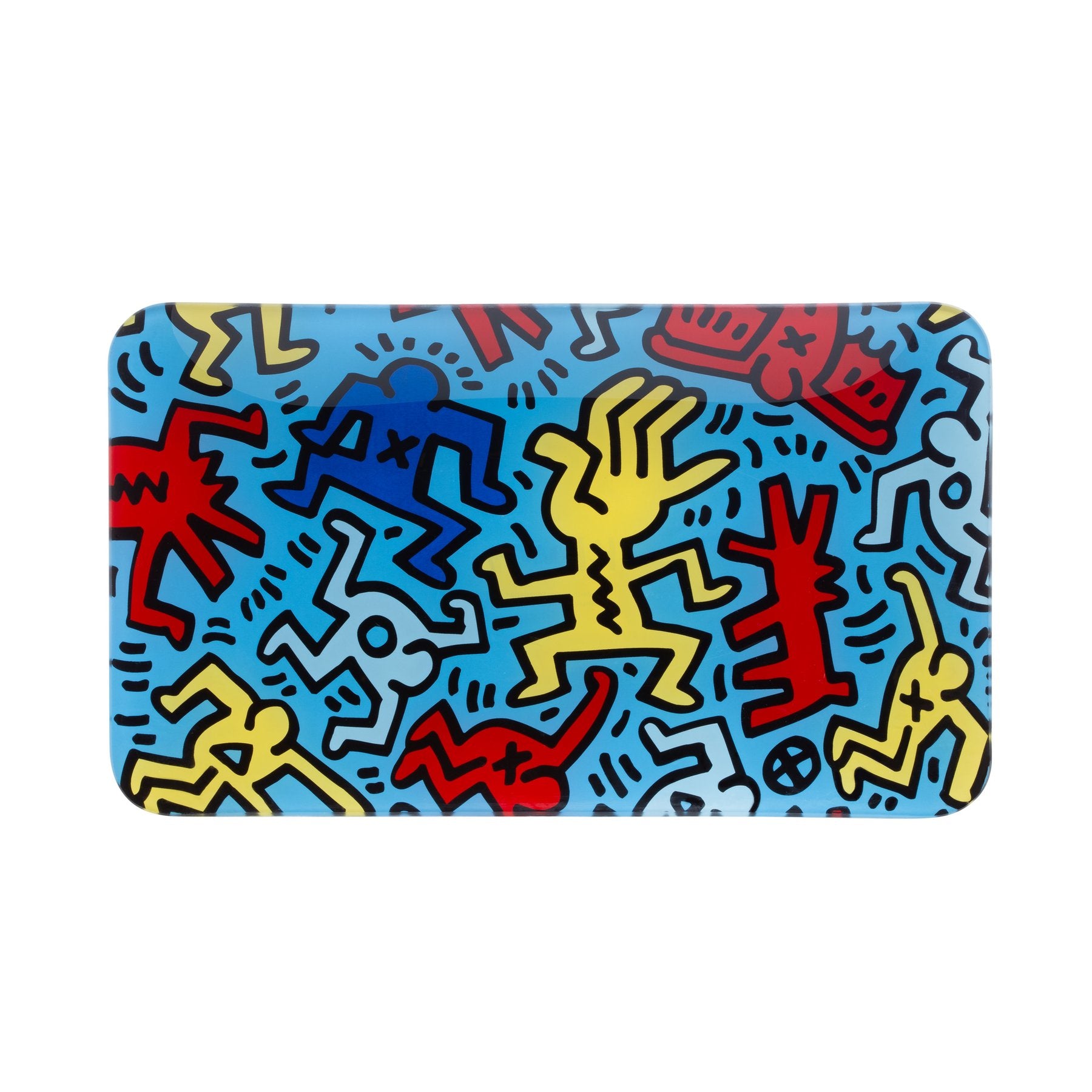 K.Haring Glass Rolling Tray