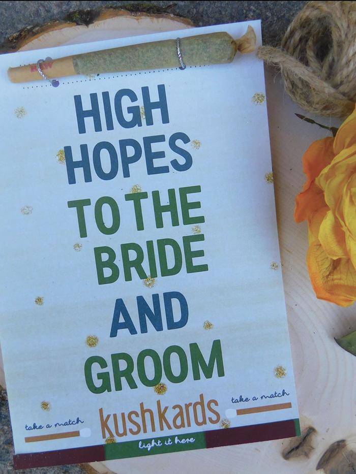 KushKards High Hopes to the Bride & Groom
