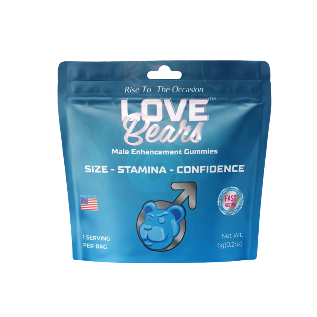 love bears male sexual enhancement gummies supplement size stamina confidence blue