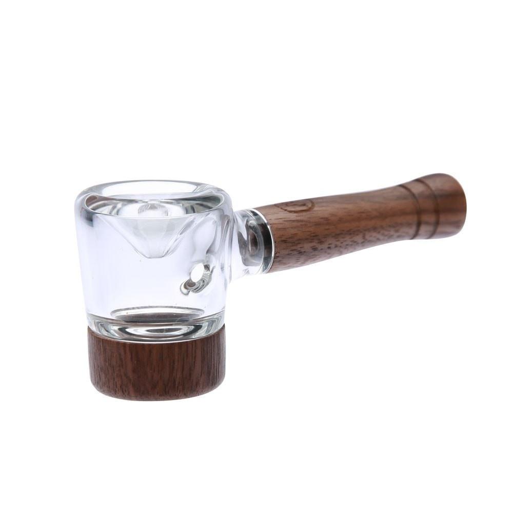 marley natural walnut glass spoon pipe