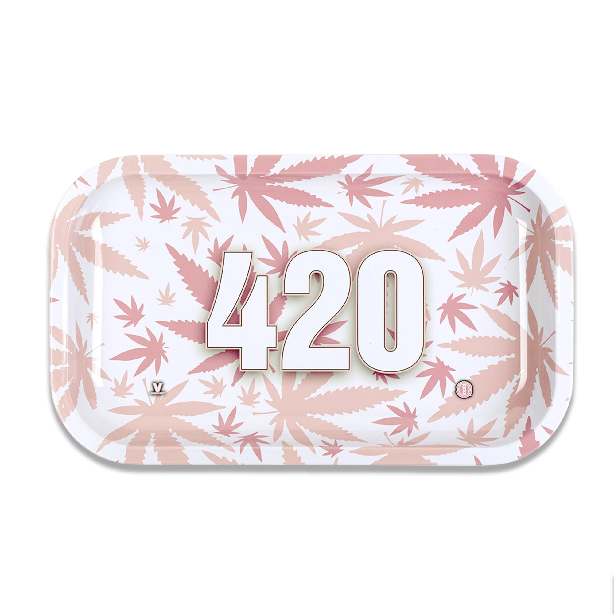 metal rolling tray pink 420 v syndicate medium