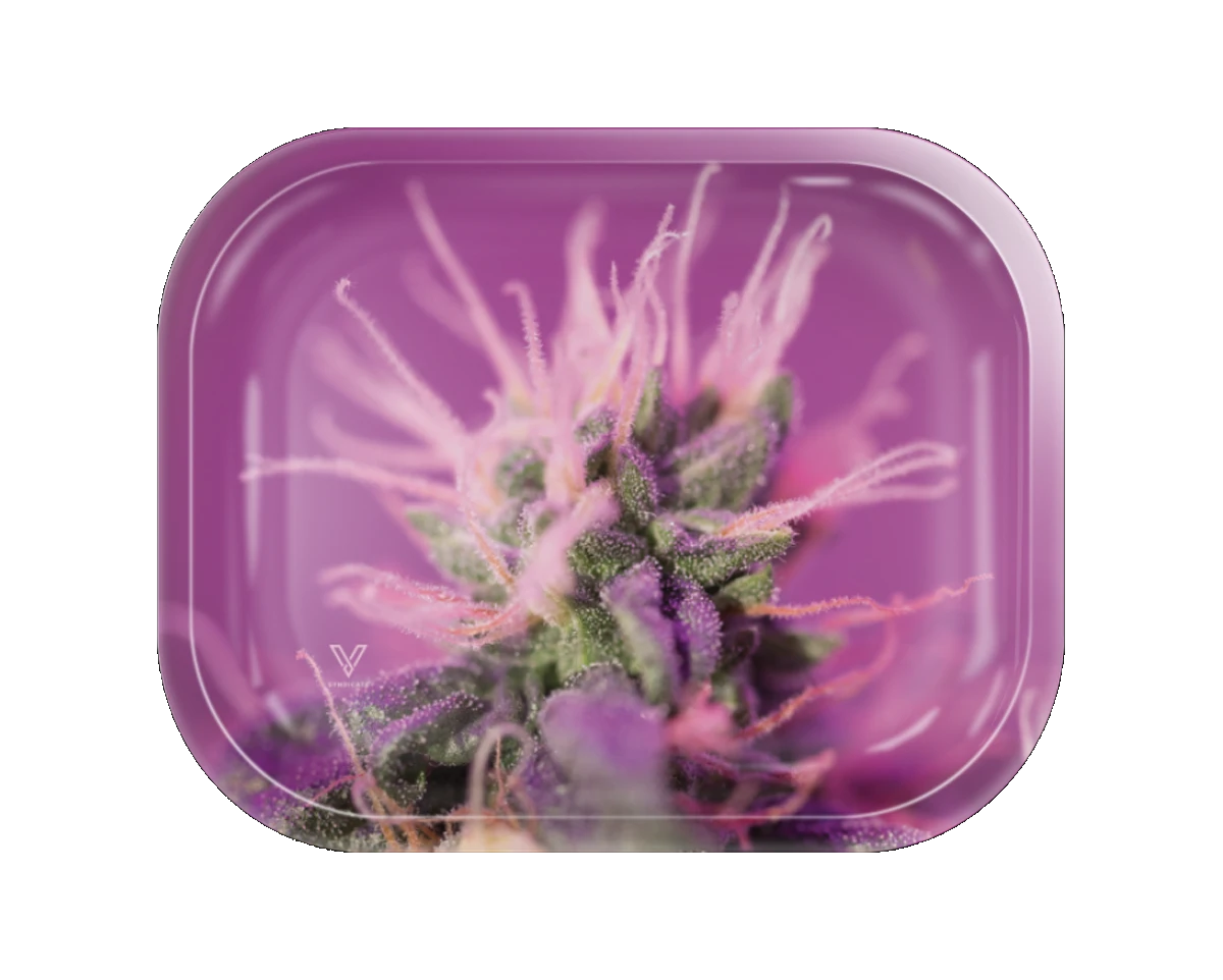metal rolling tray pink lemonade small v syndicate