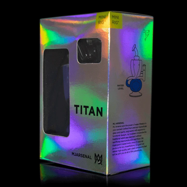 mj arsenal titan mini rig iridescent box