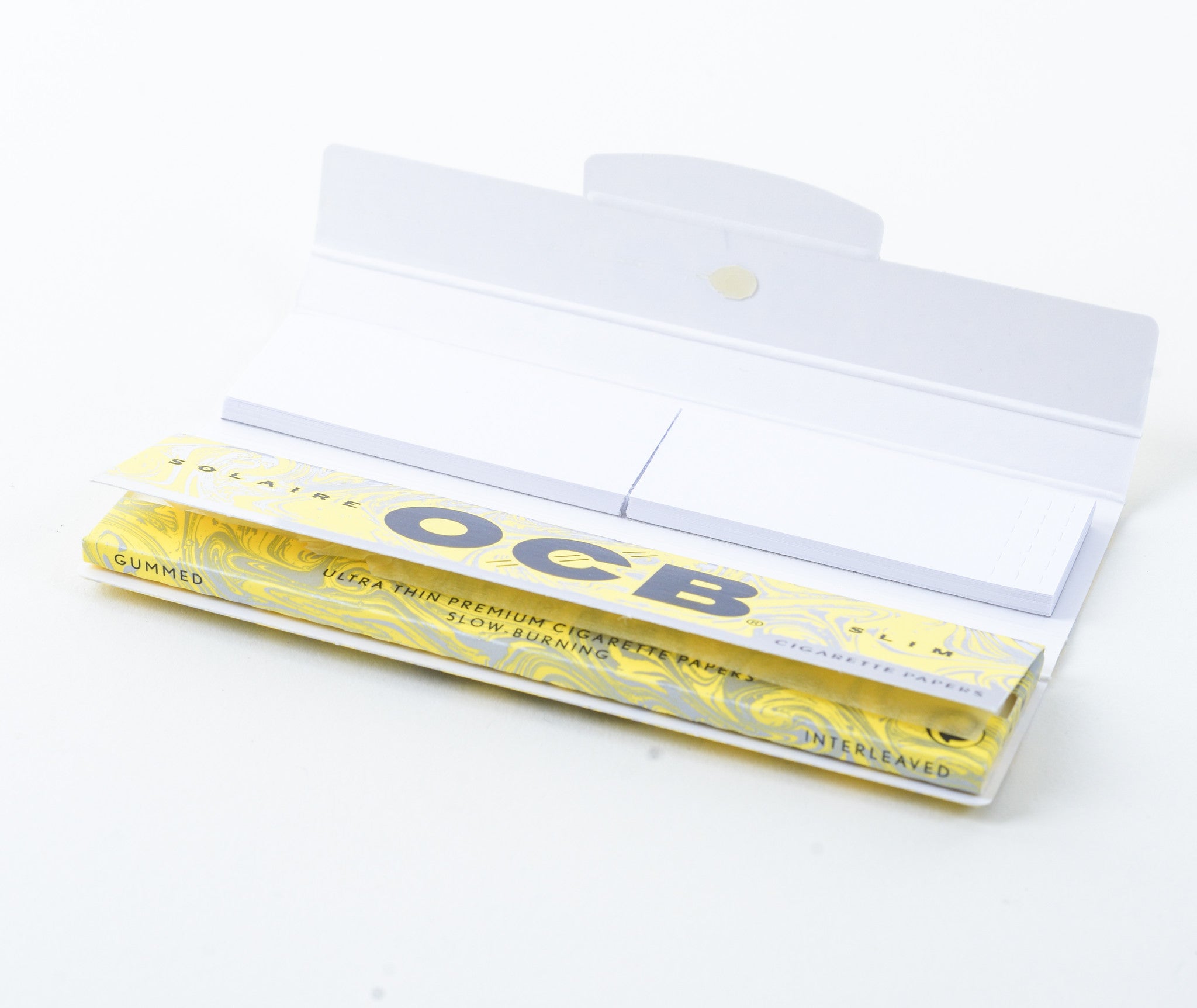 ocb solaire rolling papers tips slim booklet