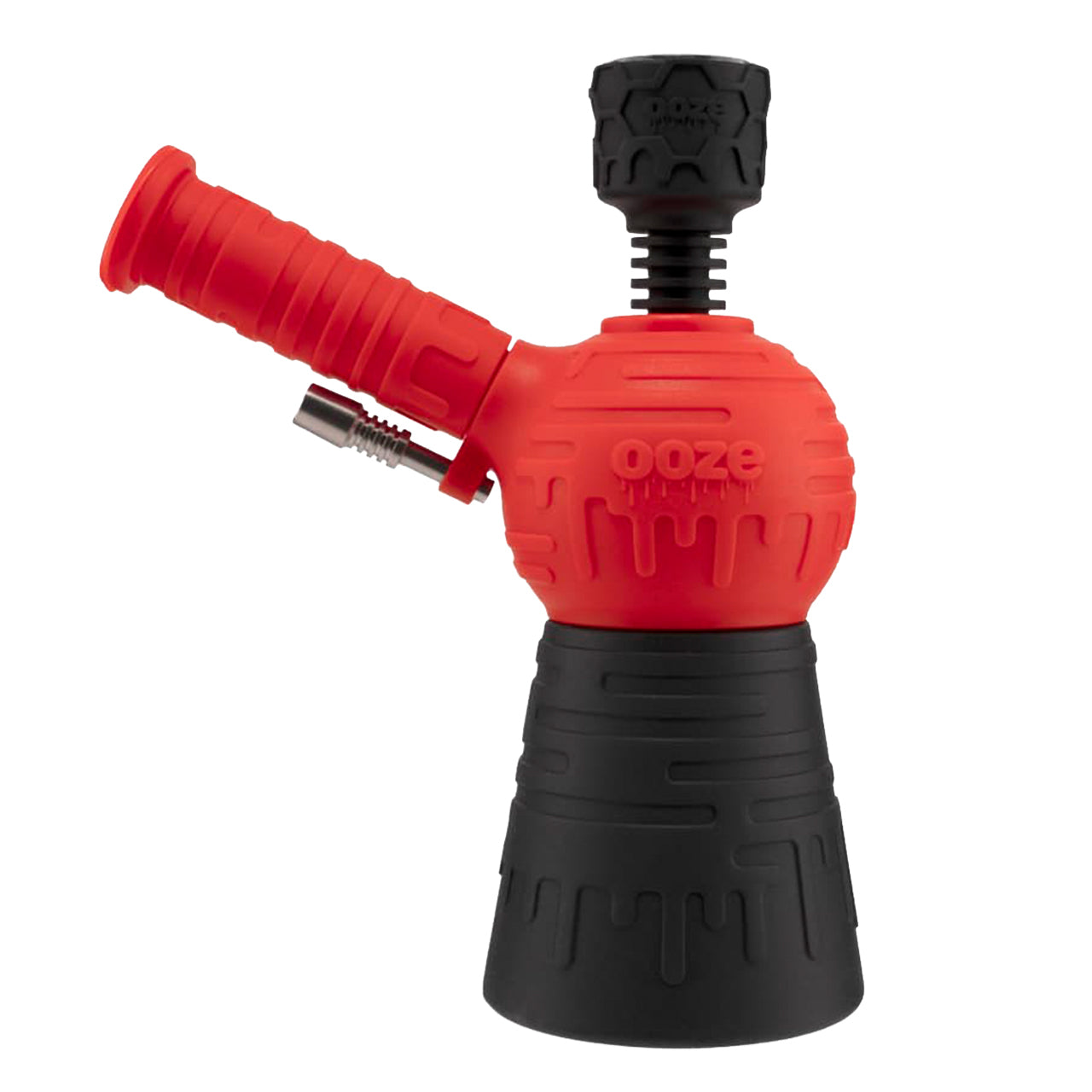 ooze blaster silicone water pipe dab rig scarlet black