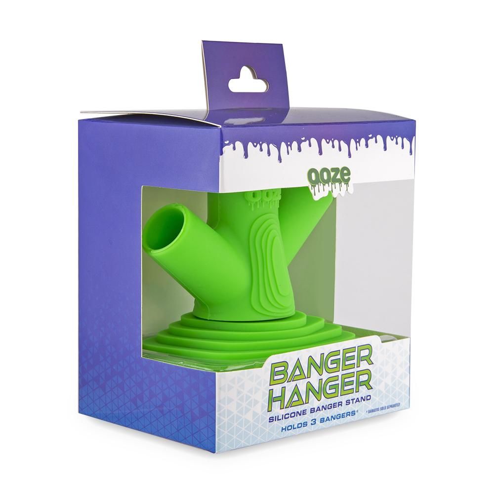 ooze silicone banger hanger stand slime green box