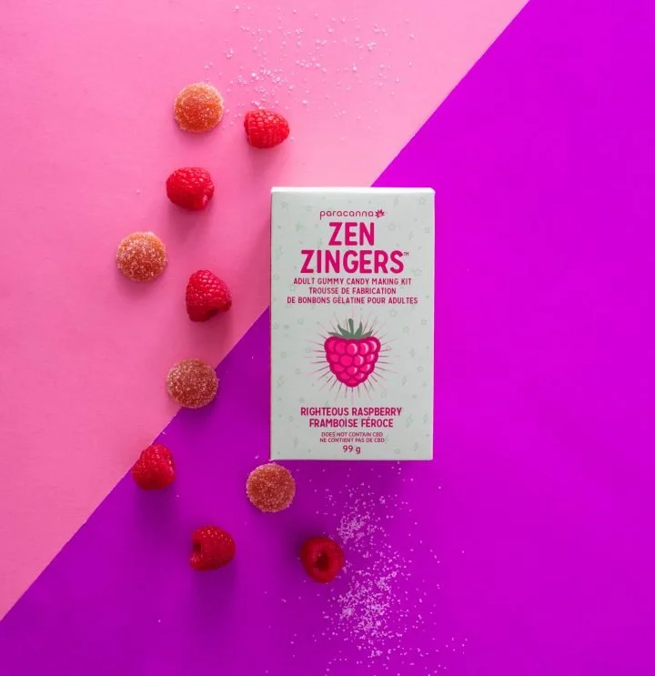 paracanna zen zingers righteous raspberry kit