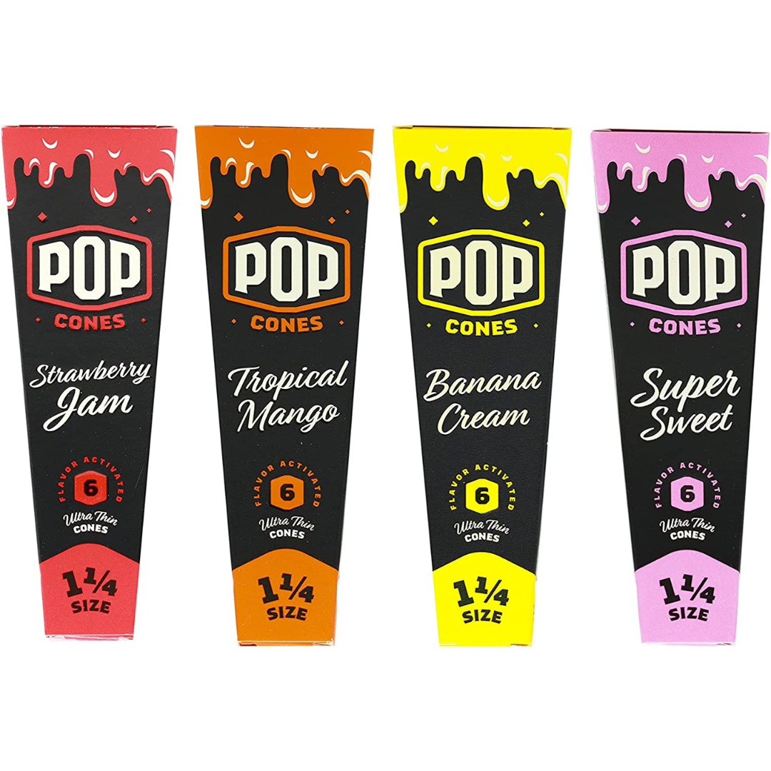 POP Cones Flavored Pre-Rolled Cone Flavors