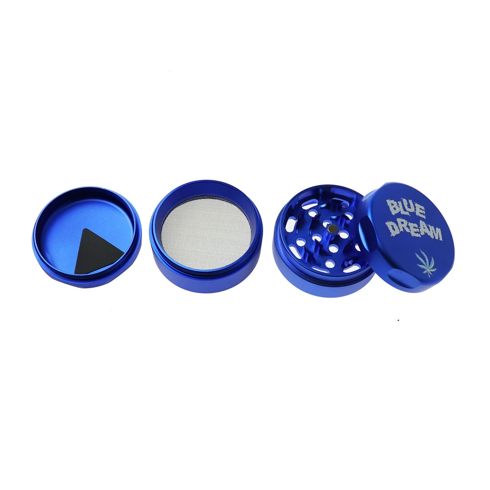 Plastic Grinder 60mm - Dark Blue – Puff Puff Palace