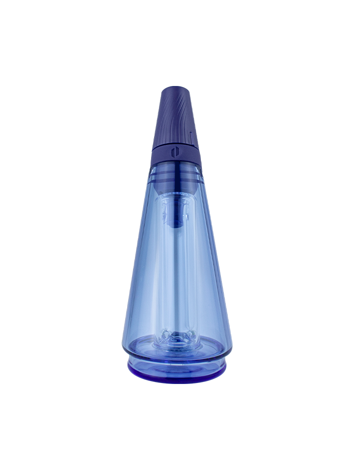 puffco peak pro colored travel glass royal blue