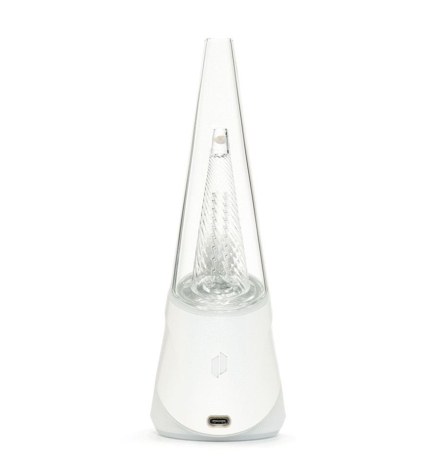 Puffco Peak Atomic Stardust Opal Glass Bubbler Top