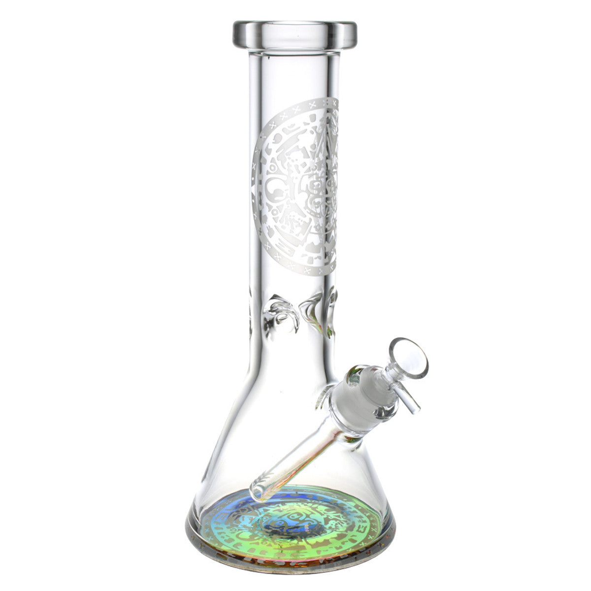 pulsar etched electroplate bottom beaker water pipe bong