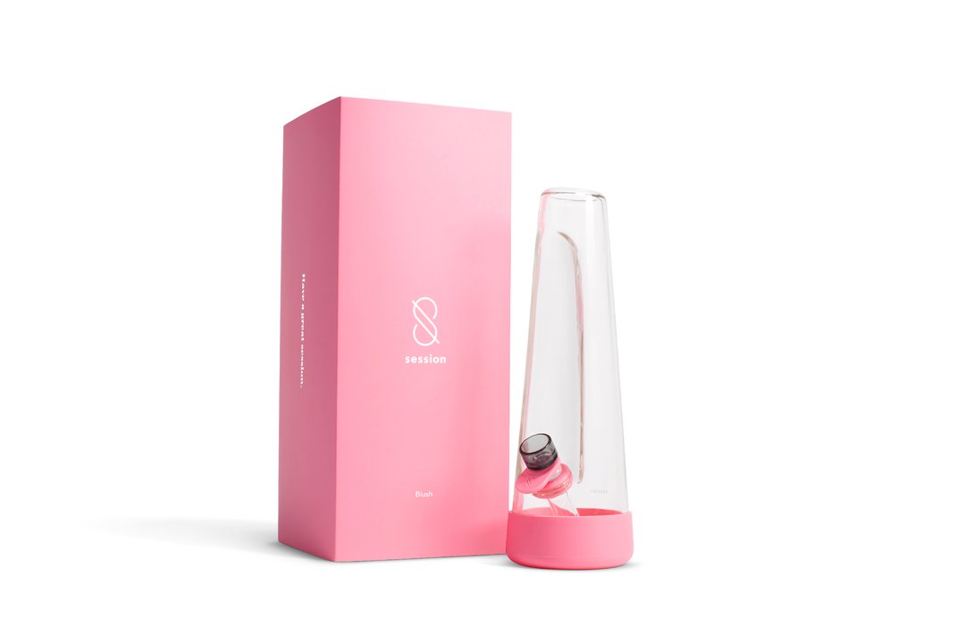 session goods water pipe blush pink