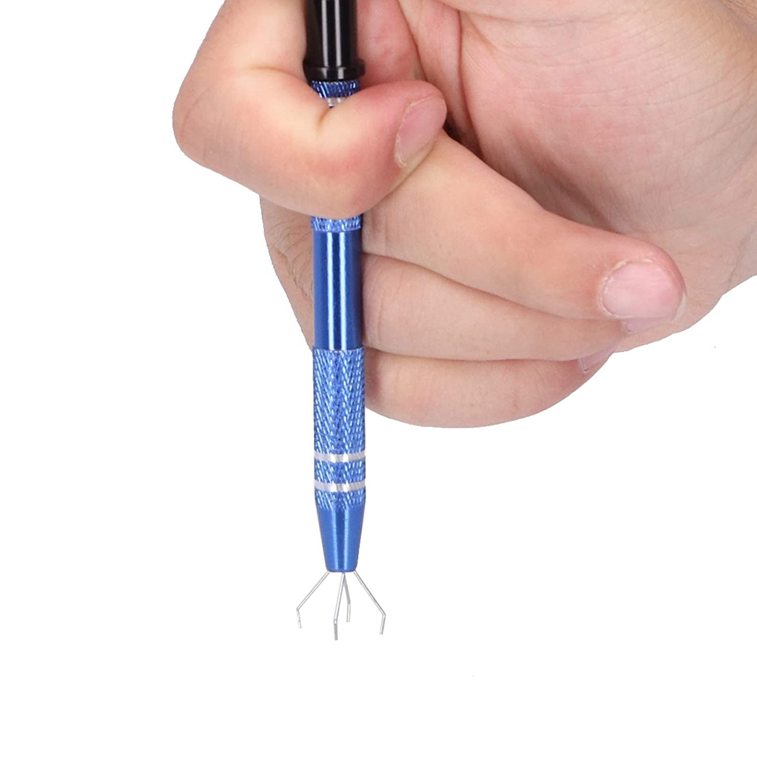 terp tweezers bead pearl tool blue hand