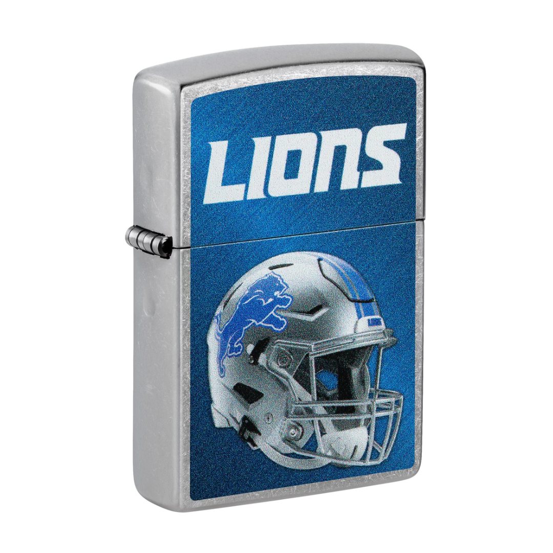 zippo lighter nfl detroit lions helmet