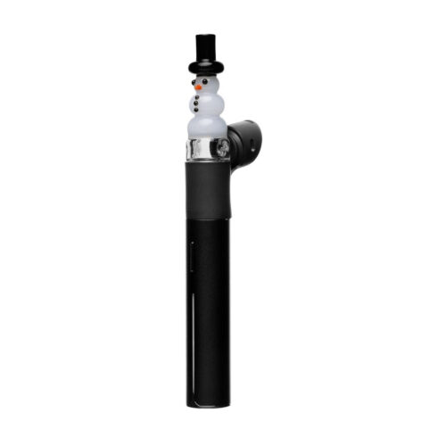 BigFun! Lil Frosty Puffco Pivot Top snowman glass attachment on a Puffco Pivot