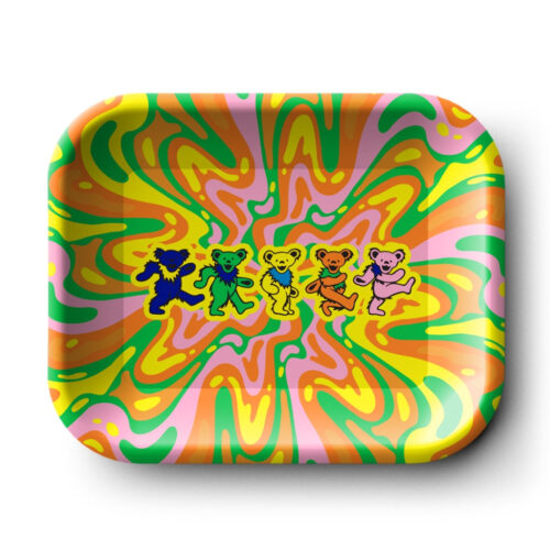 blazy-susan-grateful-dead-rolling-tray-dancing-bears Blazy Susan x Grateful Dead Tray in Dancing Bears view