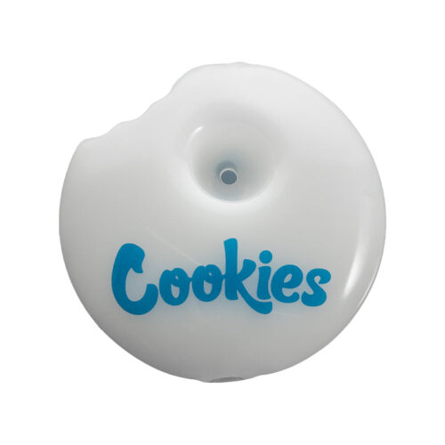 cookies-cookie-bite-hand-pipe-white Cookies Cookie Bite Hand Pipe in White view