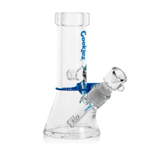 cookies-mighty-mini-beaker-bong-clear Cookies Mighty Mini Beaker Bong in Clear view