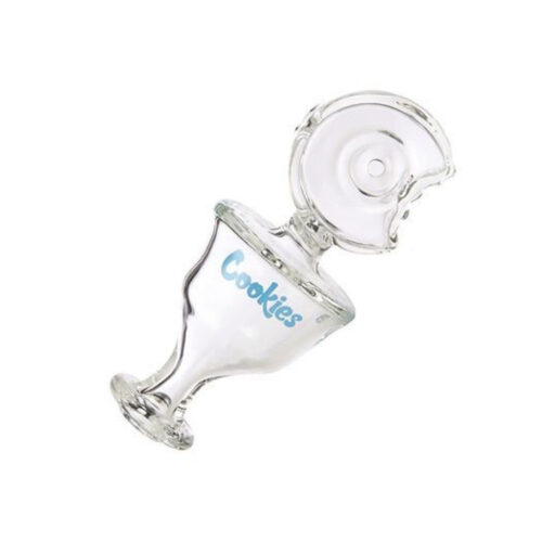 cookies-vortex-hand-pipe-clear Cookies Vortex Hand Pipe in Clear view