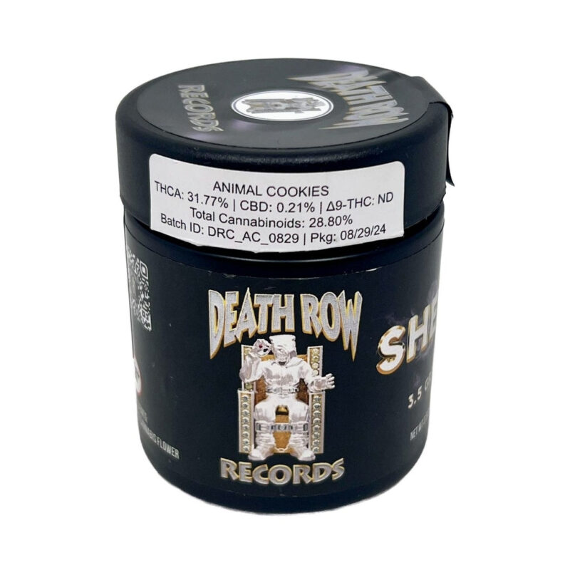 Death Row Records THCA Flower Animal Cookies 3.5g jar view