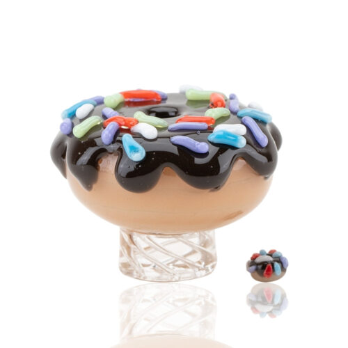 empire-glassworks-donut-spinner-cap Empire Glassworks Donut Spinner Cap in front view
