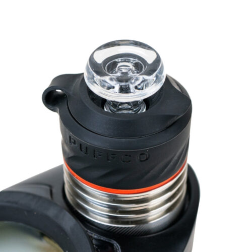 empire-glassworks-puffco-peak-pro-3dxl-chamber-glass-joystick-cap Empire Glassworks Puffco Peak Pro 3DXL Joystick Cap in 3DXL chamber view