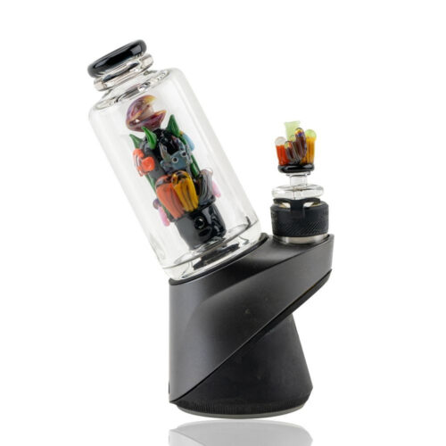 empire-glassworks-puffco-peak-pro-glass-top-save-the-seas Empire Glassworks Puffco Peak Attachment Save the Seas in full glass top view