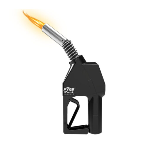 Fyre Gas Pump Torch in Black front view