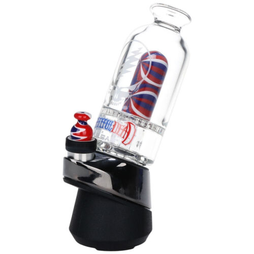 Grateful Dead Sandblast Stealie Puffco Peak Attachment front view