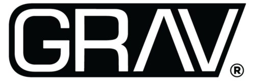 GRAV logo black