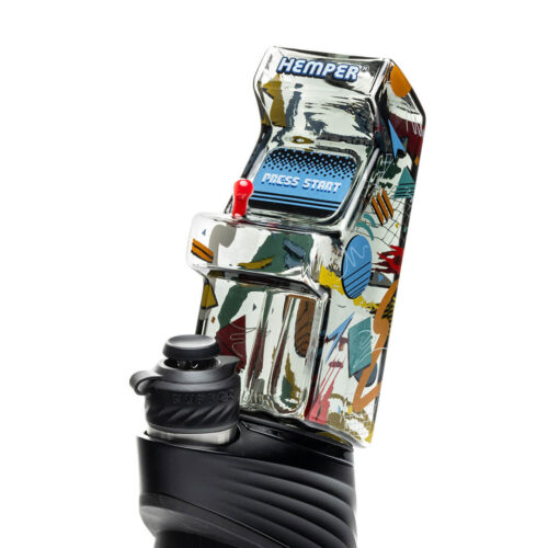 Hemper Totally Rad Arcade Puffco Peak Top front view
