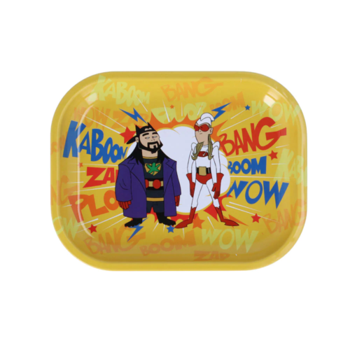 jay-silent-bob-bluntman-chronic-rolling-tray-superhero-small Famous Brandz Jay and Silent Bob Bluntman and Chronic Superhero Rolling Tray in Small view