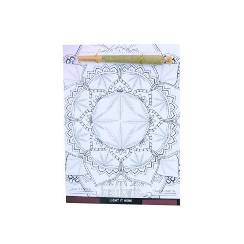 kushkards color me in colored pencils