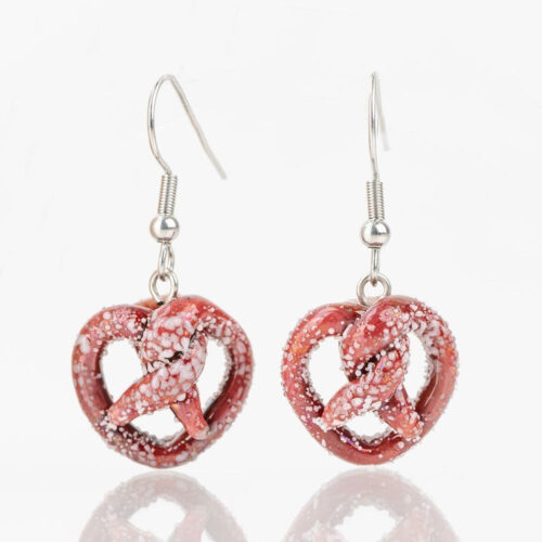 mmmelty-pretzel-glass-earrings mmmelty Pretzel Glass Earrings front view