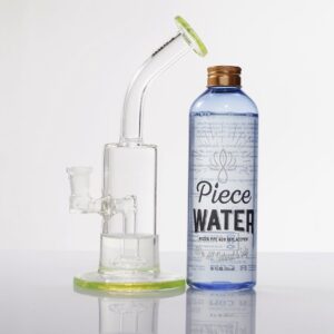 Piece Water Solution in a glass water pipe view
